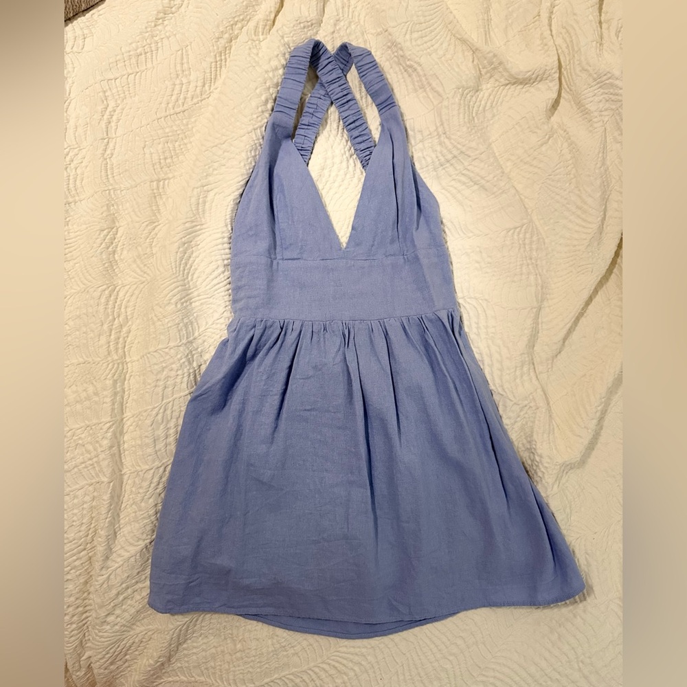 Abercrombie & Fitch Blue Mini Dress